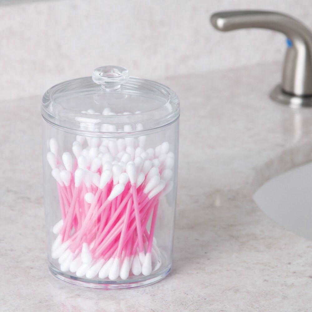 slide 3 of 5, InterDesign Small Plastic Canister - Clear, 1 ct