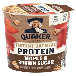 Quaker Protein Instant Oatmeal Maple & Brown Sugar 2.11 Oz