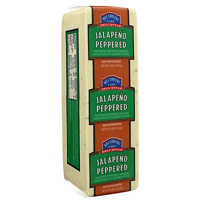 slide 1 of 1, Hill Country Fare Jalapeno Peppered Cheese, per lb