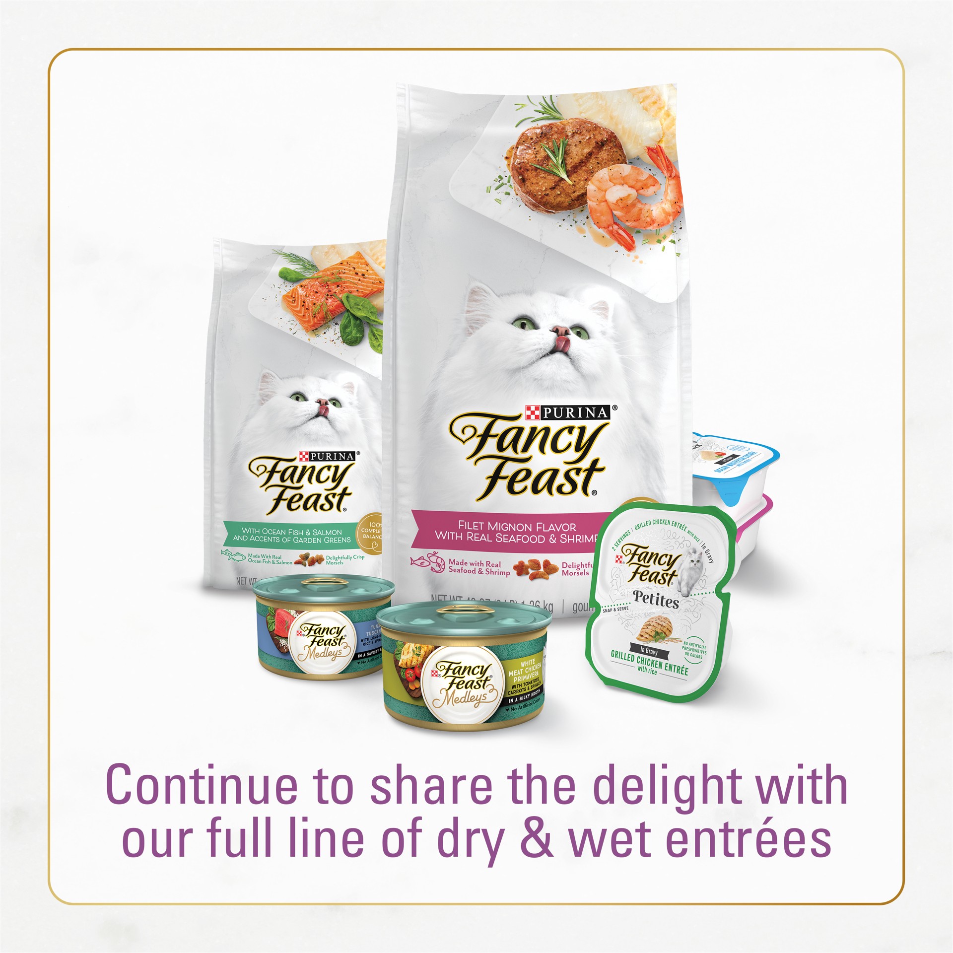 slide 2 of 9, Fancy Feast Purina Fancy Feast Dry Cat Food with Savory Farm-Raised Chicken and Turkey, 7 lb