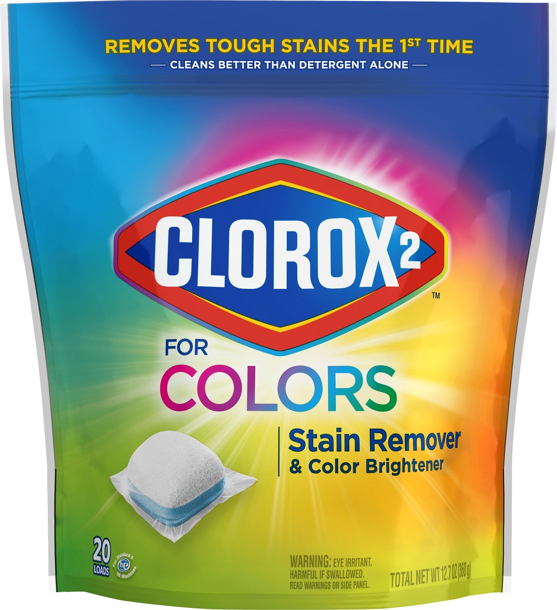 slide 2 of 3, Clorox Stain Remover Pods 6/20 Ct, 1 ct