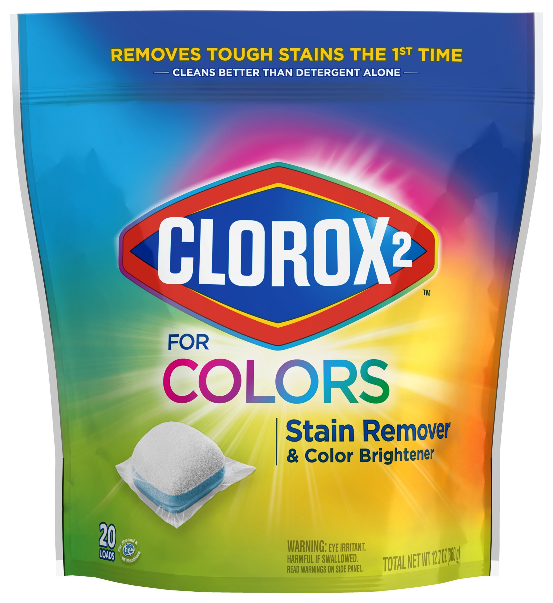 slide 1 of 3, Clorox Stain Remover Pods 6/20 Ct, 1 ct