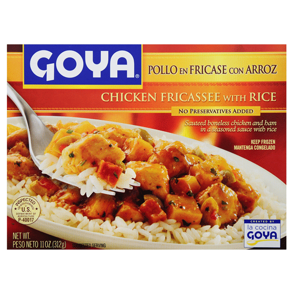 slide 1 of 1, Goya Chicken Fricassee with Rice, 11 oz