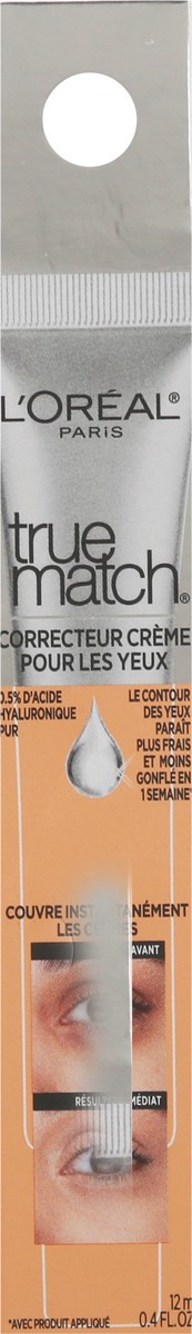 slide 3 of 9, L'Oréal True Match Medium W5-6 Eye Cream in a Concealer 0.4 fl oz, 0.4 oz