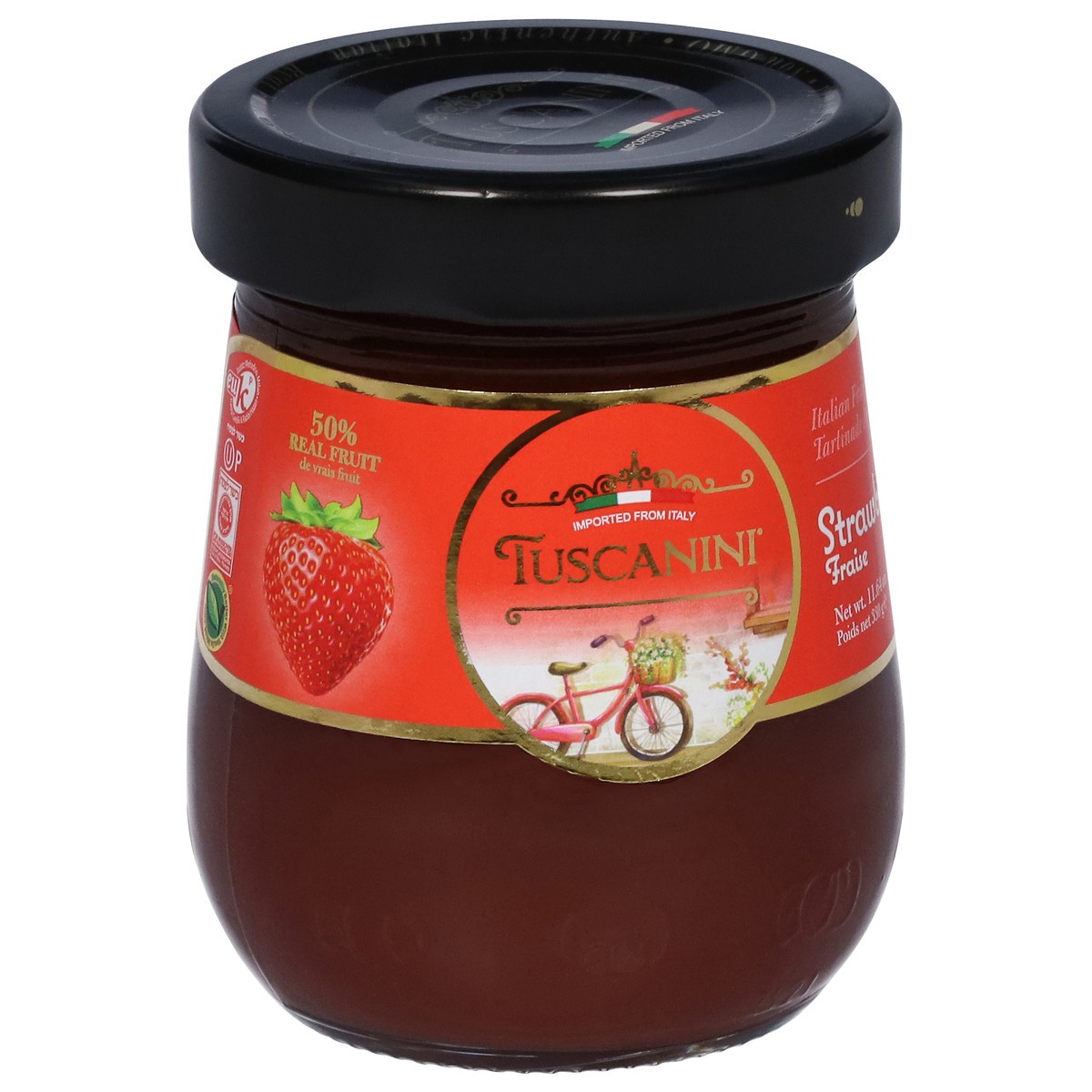 slide 4 of 9, Tuscanini Italian Strawberry Fruit Spread 11.64 oz, 11.64 oz