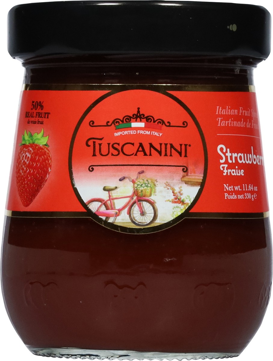 slide 5 of 9, Tuscanini Italian Strawberry Fruit Spread 11.64 oz, 11.64 oz