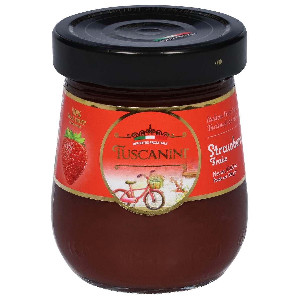 slide 1 of 9, Tuscanini Italian Strawberry Fruit Spread 11.64 oz, 11.64 oz