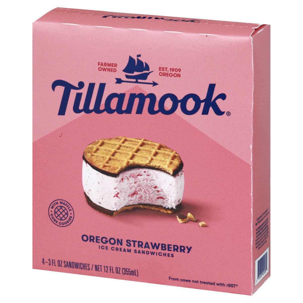 slide 6 of 13, Tillamook Ice Cream Sandwiches 4 ea, 4 ct; 3.5 oz