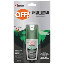 OFF! Sportsmen Deep Woods Insect Repellent I, Mini Spray Protects for up to 10 Hours, 1 oz