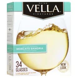 Peter Vella Vineyards Moscato Sangria White Wine