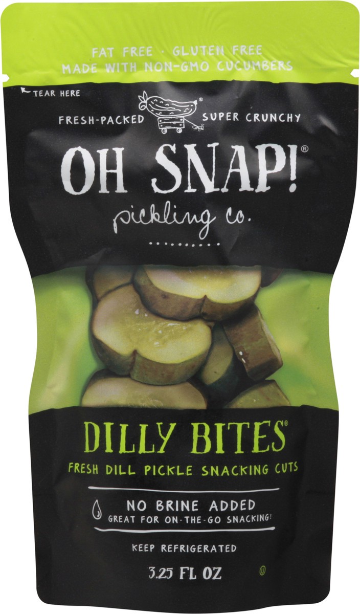 slide 6 of 9, Oh Snap! Pickling Co. Dilly Bites, 3.25FL oz, 3.5 oz