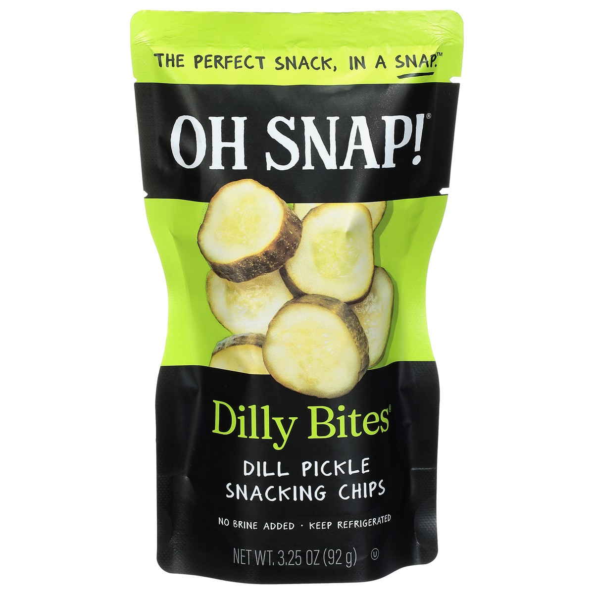 slide 1 of 9, Oh Snap! Pickling Co. Dilly Bites 3.25 fl oz, 3.5 oz
