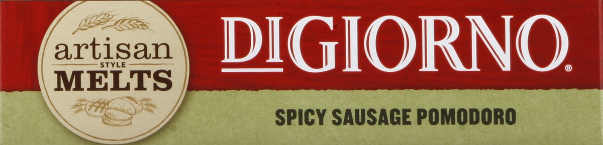 slide 3 of 4, DiGiorno Artisan Style Melts Spicy Sausage Pomodoro Pizza, 8.5 oz