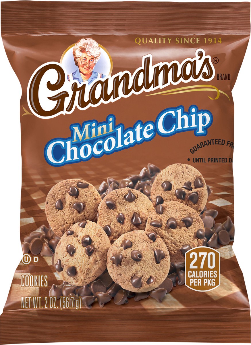 slide 3 of 9, Grandma's Mini Cookies Chocolate Chip 2 Oz, 2 oz