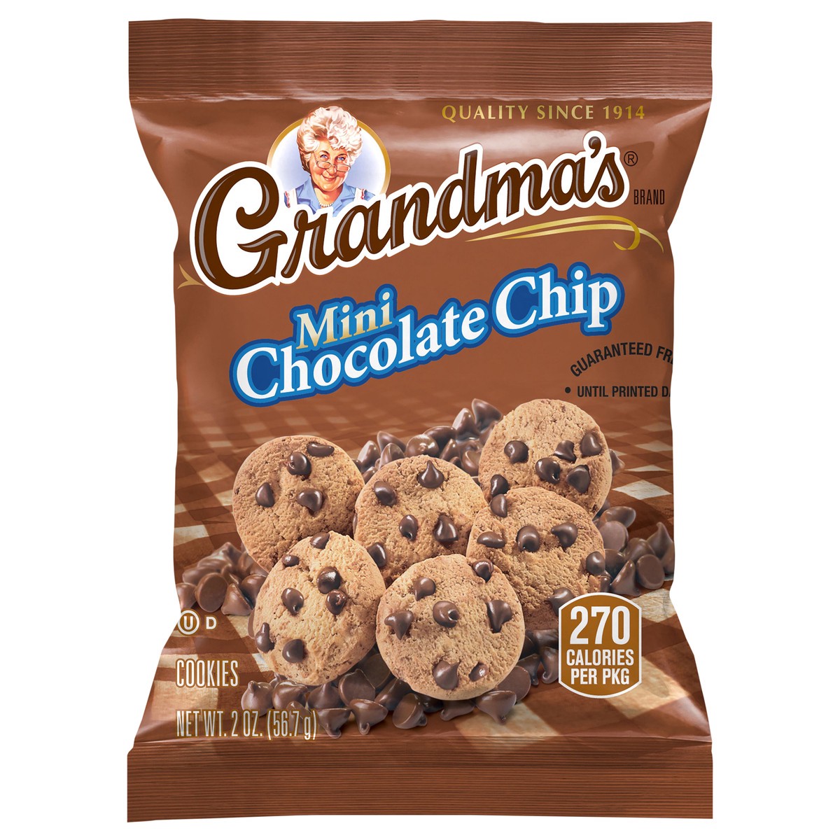 slide 9 of 9, Grandma's Mini Cookies Chocolate Chip 2 Oz, 2 oz