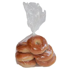 Fresh Plain Mini Bagels 8 Count