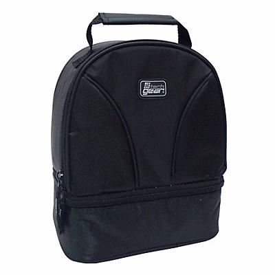 slide 1 of 1, Tech Gear Dual Compartment Lunchbag - Black, 1 ct