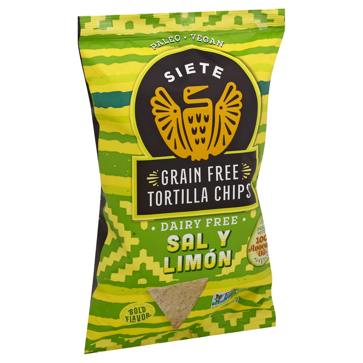 slide 2 of 9, Siete Grain Free Sal Y Limon Tortilla Chips 4 oz, 4 oz