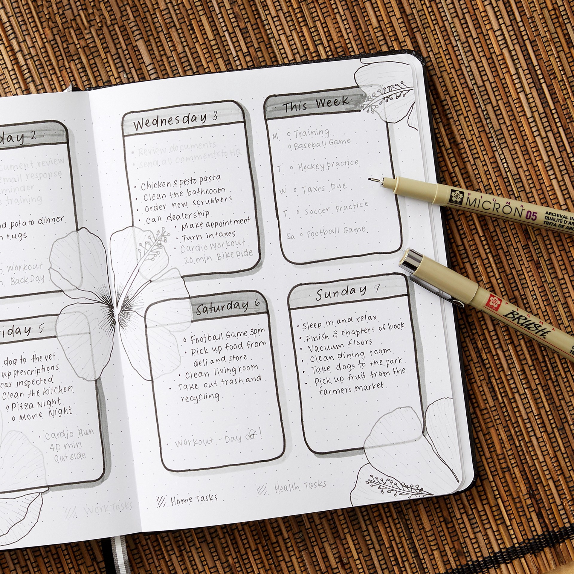 slide 3 of 7, Sakura Micron Fine & Bold Line Light Cool Gray Pen Set, 3 ct