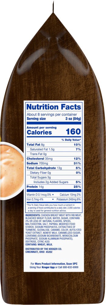 slide 2 of 5, Kroger Restaurant Style Chicken Bites, 22 oz