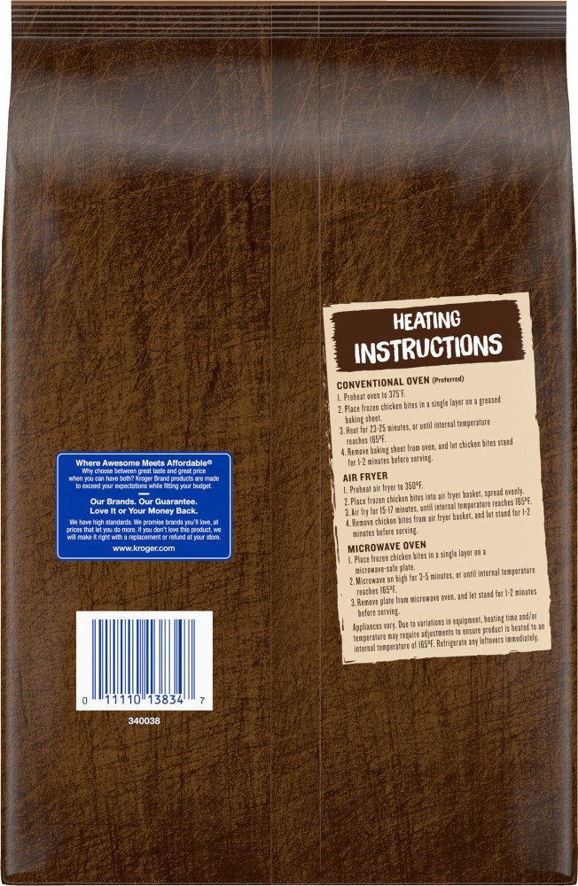 slide 5 of 5, Kroger Restaurant Style Chicken Bites, 22 oz