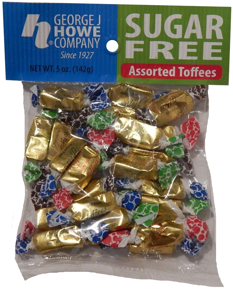 slide 1 of 1, George Howe Sugar Free Toffee, 5 oz