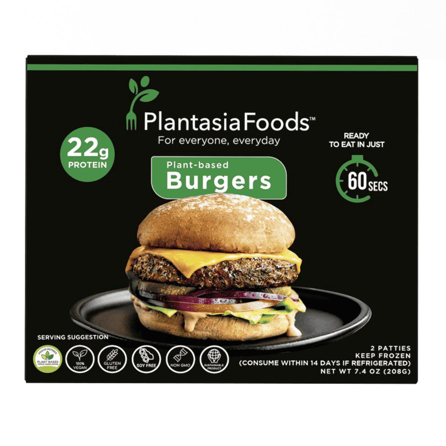slide 1 of 1, Plantasia Plant Based Burger, 7.4 oz