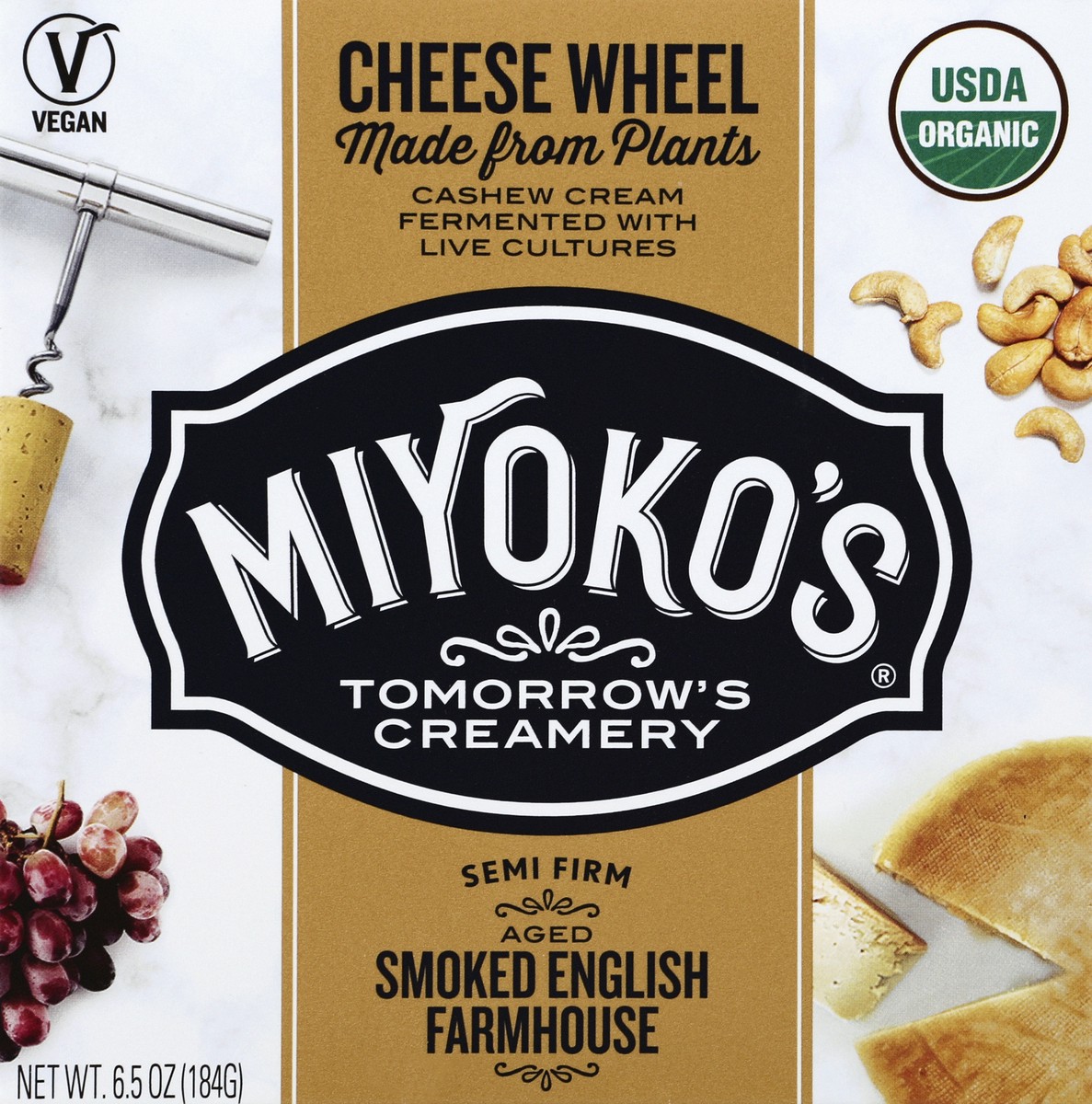 slide 1 of 4, Miyoko's Creamery Cheese Wheel 6.5 oz, 6.5 oz