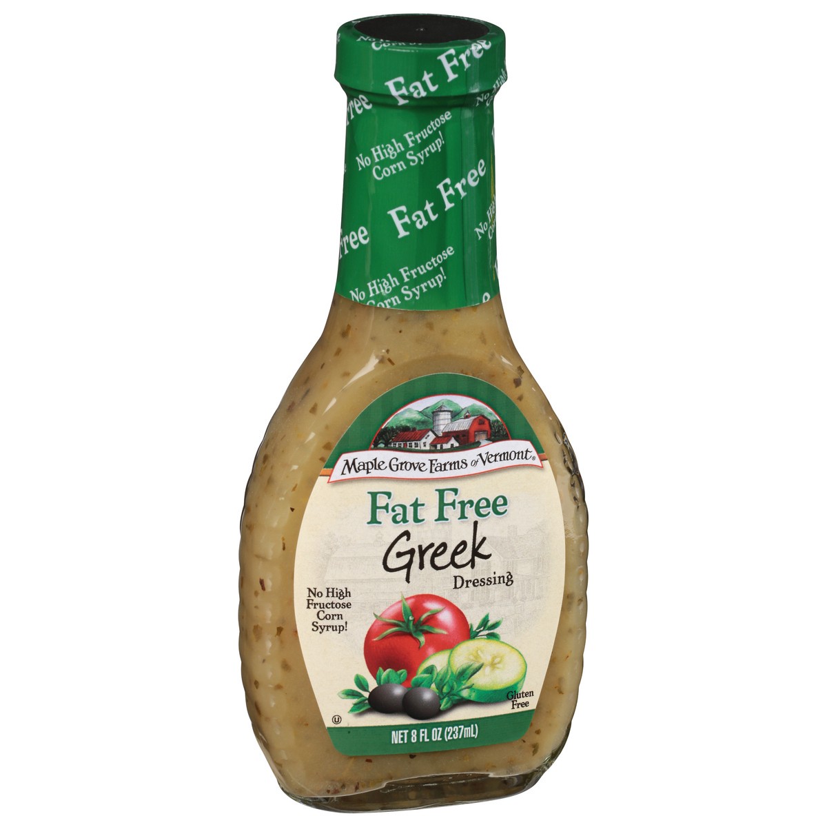 slide 10 of 12, Maple Grove Farms of Vermont Fat Free Greek Dressing 8 ea, 8 ct