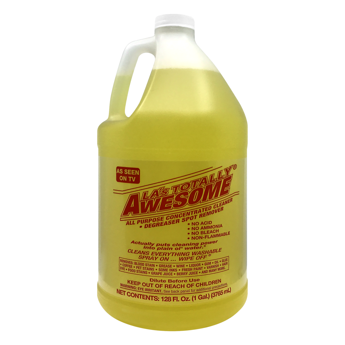 slide 1 of 1, LA's Totally Awesome Cleaner Degreaser, 128 fl oz