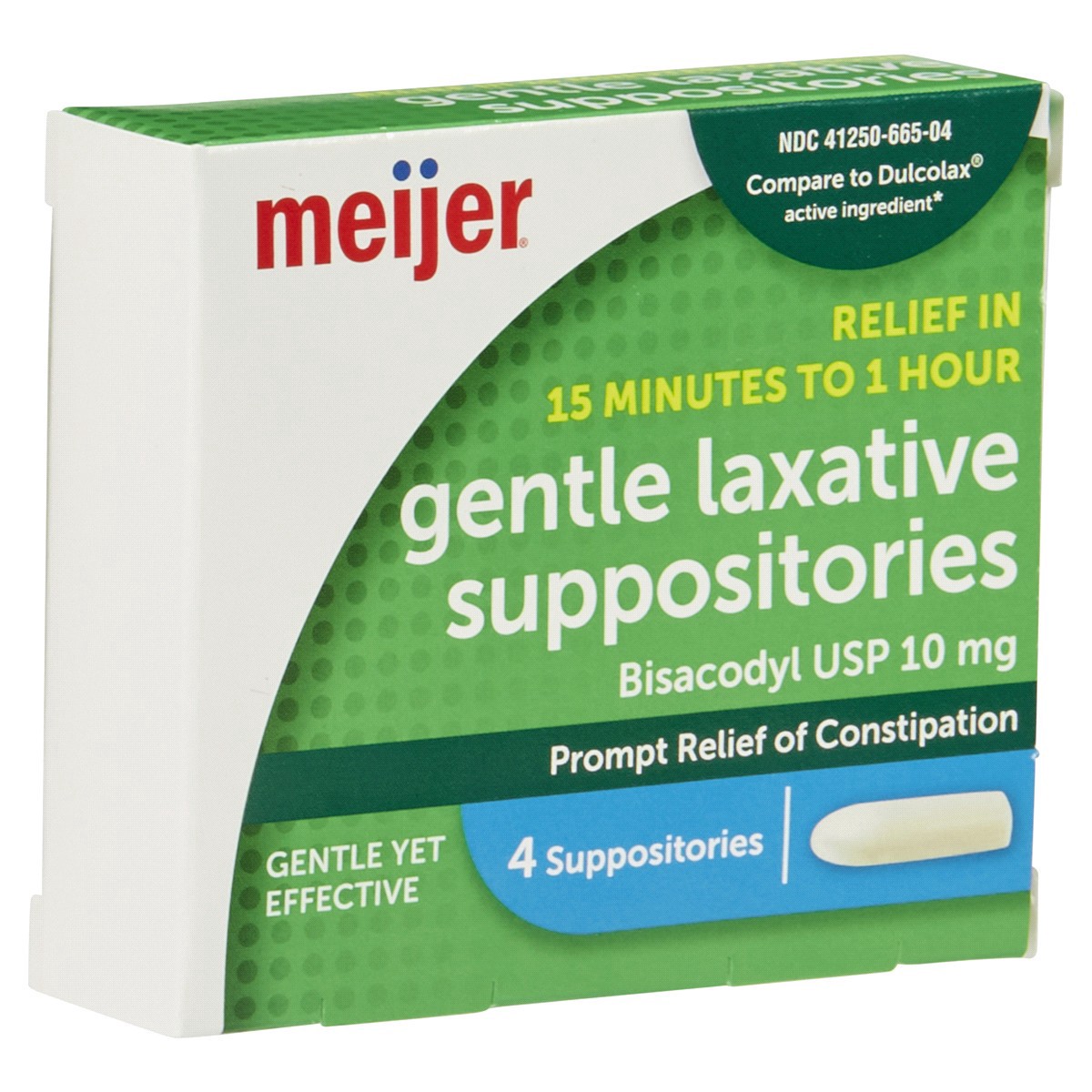 slide 5 of 29, Meijer Gentle Laxative Suppositories, 4 ct