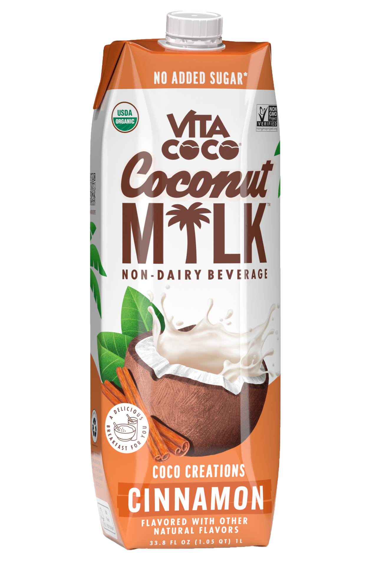 slide 1 of 5, Vita Coco Coconut M*LK, Cinnamon, 33.8oz, 33.8 oz