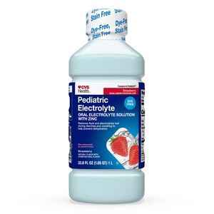 slide 1 of 1, CVS Health Pediatric Electrolyte Oral Solution, Strawberry, 1 L, 35.2 oz