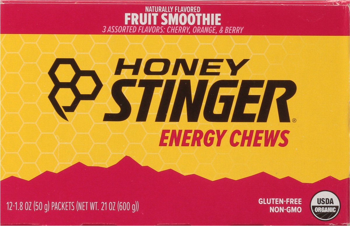 slide 3 of 13, Honey Stinger Fruit Smoothie Energy Chews 12 - 1.8 oz Packets, 12 ct