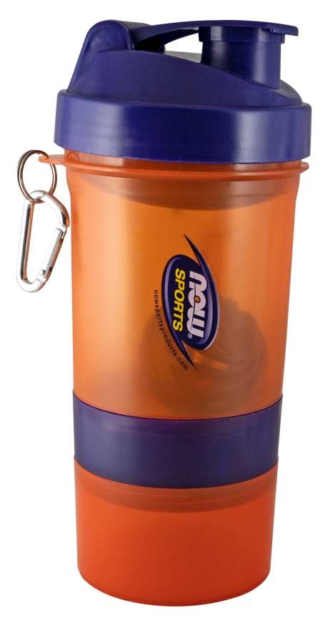 slide 1 of 1, Now Foods 3 In 1 Sports Shaker Bottle, 25 oz