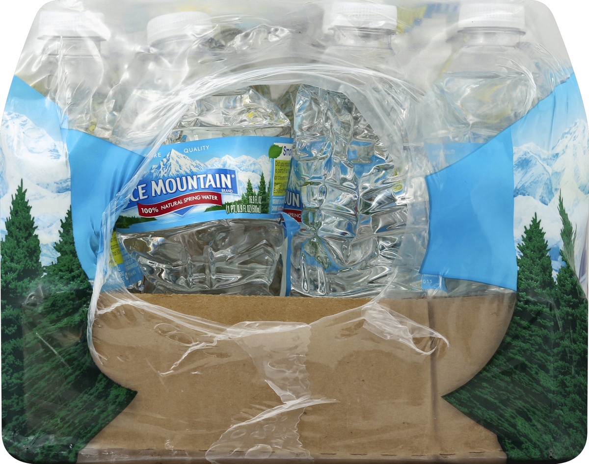slide 3 of 6, Ice Mountain 100% Natural Spring Water Plastic Bottle, 24 ct; 16.9 fl oz