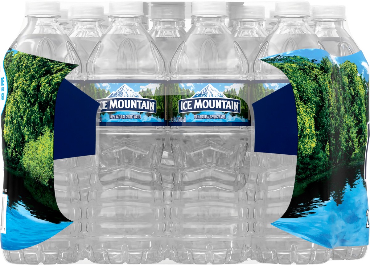 slide 7 of 8, ICE MOUNTAIN Brand 100% Natural Spring Water, 16.9-ounce bottles  (Pack of 24), 16.9 fl oz