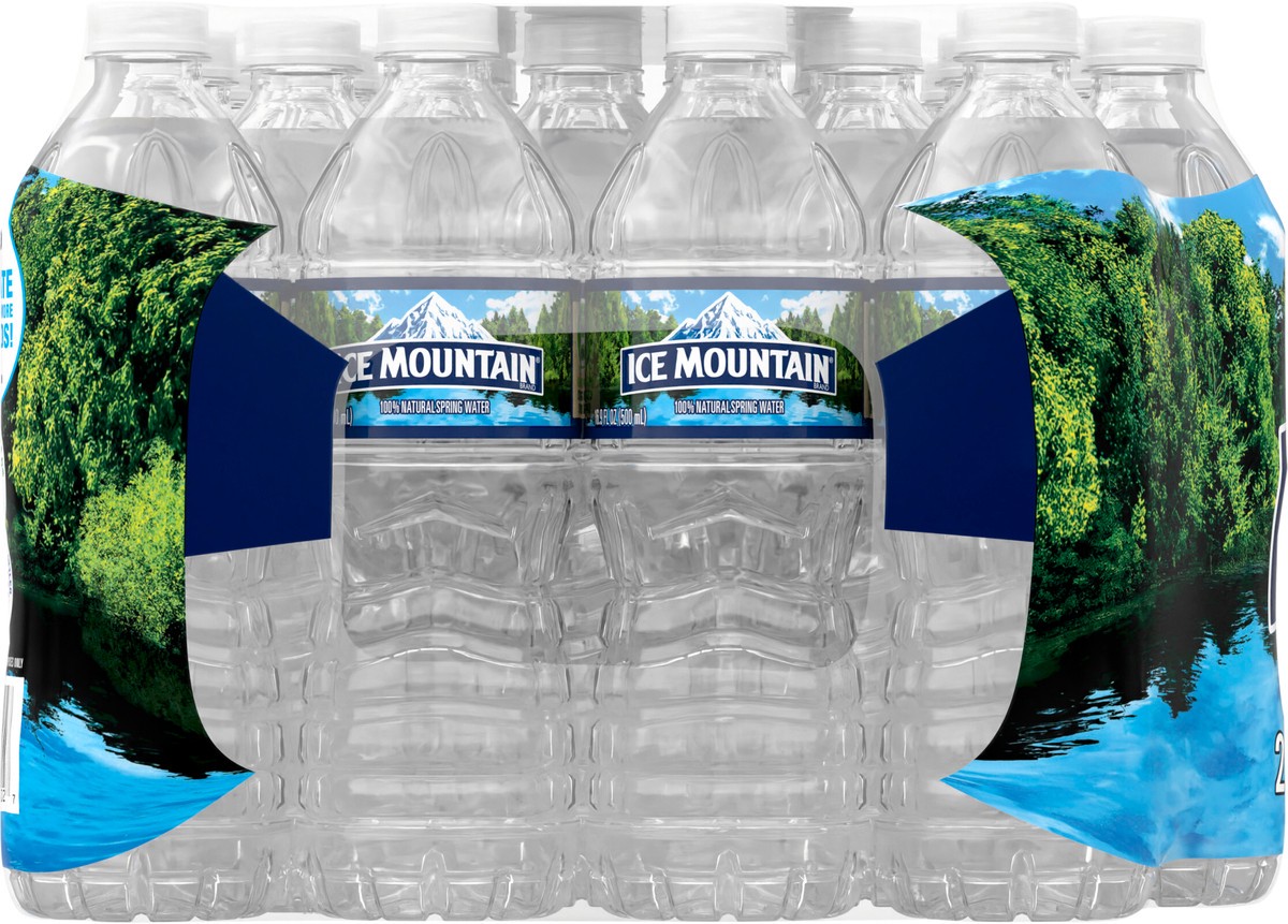 slide 4 of 8, ICE MOUNTAIN Brand 100% Natural Spring Water, 16.9-ounce bottles  (Pack of 24), 16.9 fl oz