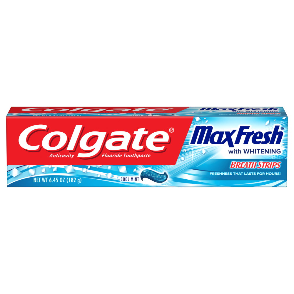 slide 1 of 1, Colgate Max Fresh Cool Mint Anticavity Fluoride Toothpaste, 6.45 oz