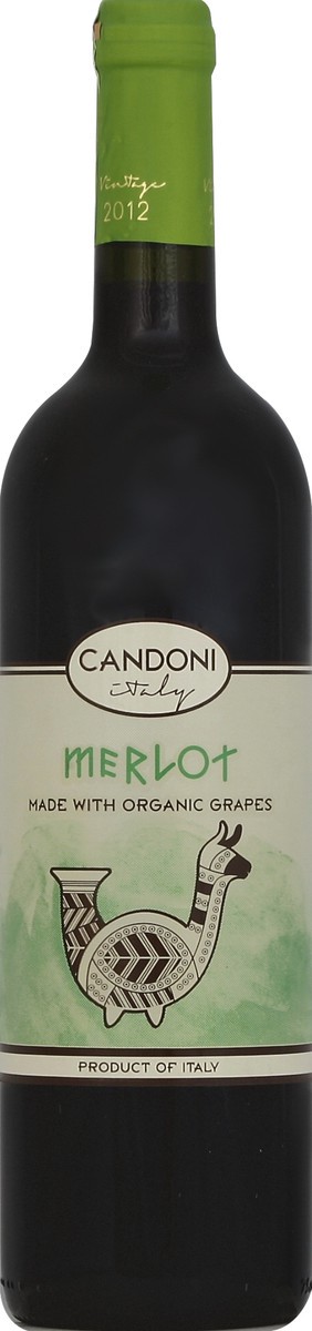 slide 2 of 2, Candoni Merlot, 750 ml