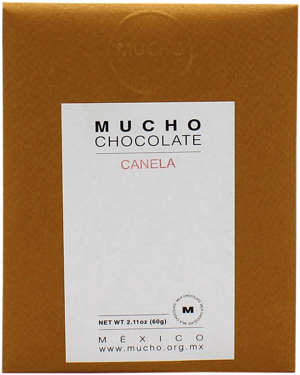 slide 1 of 1, Mucho Chocolate Milk Chocolate W/ Cinnamon 35% Cocoa, 2.11 oz