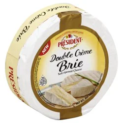 Président Brie Soft Ripened Cheese Double Cream