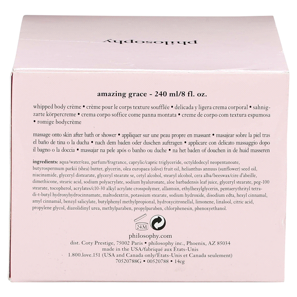 slide 4 of 5, Amazing Grace Whipped Body Crème, 240 ml