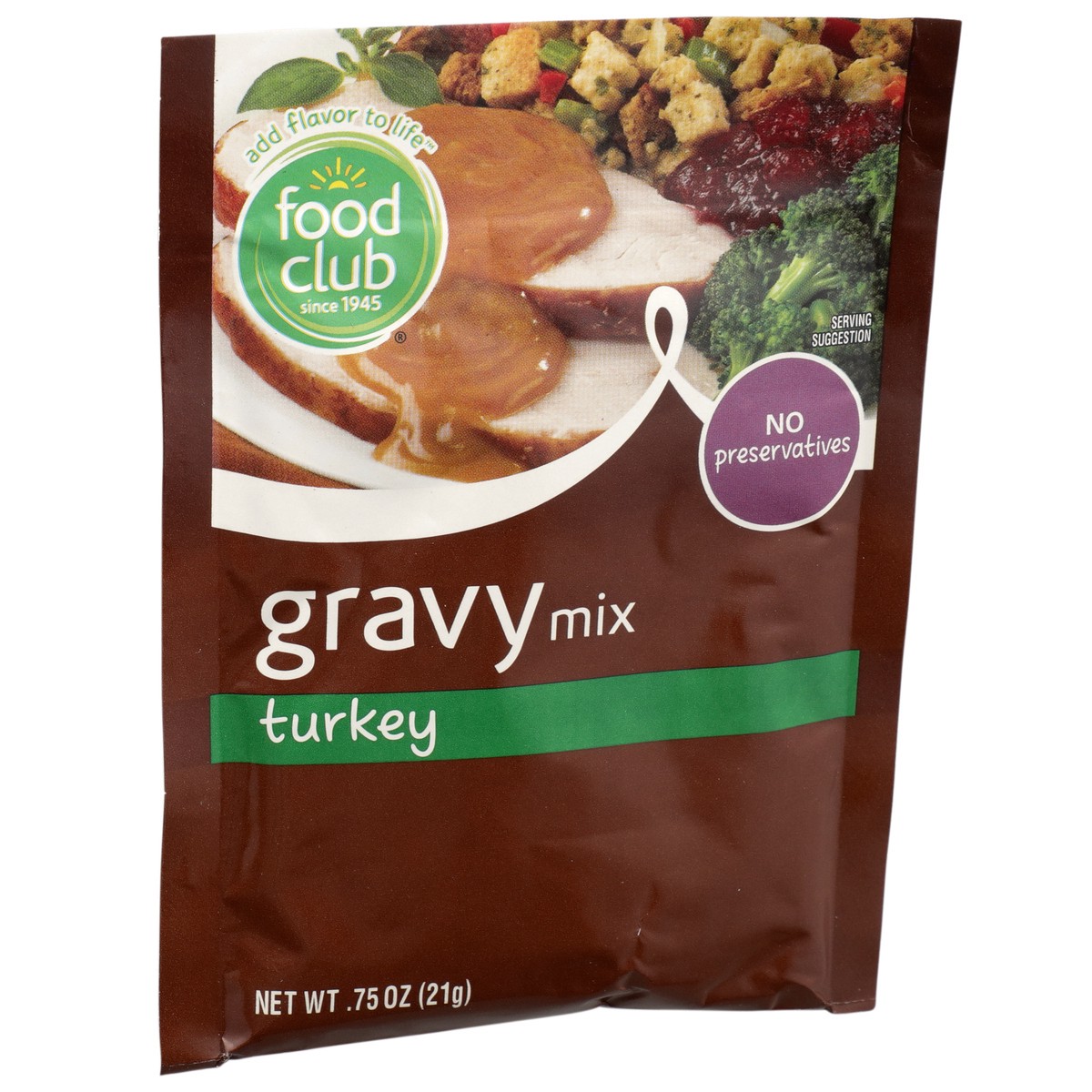 slide 3 of 9, Food Club Turkey Gravy Mix, 0.75 oz