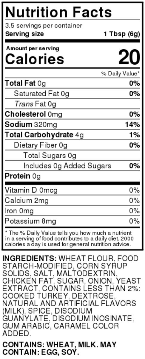 slide 5 of 9, Food Club Turkey Gravy Mix, 0.75 oz