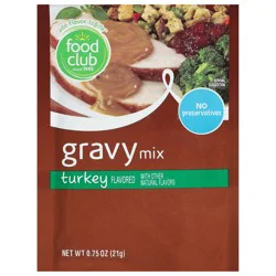 Food Club Turkey Gravy Mix - 0.75 oz