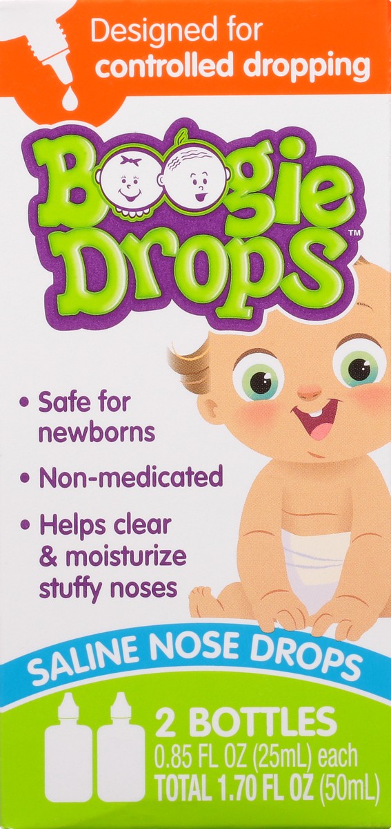 slide 7 of 9, Boogie Drops Saline Nose Drops 2 ea, 2 ct; 0.85 oz