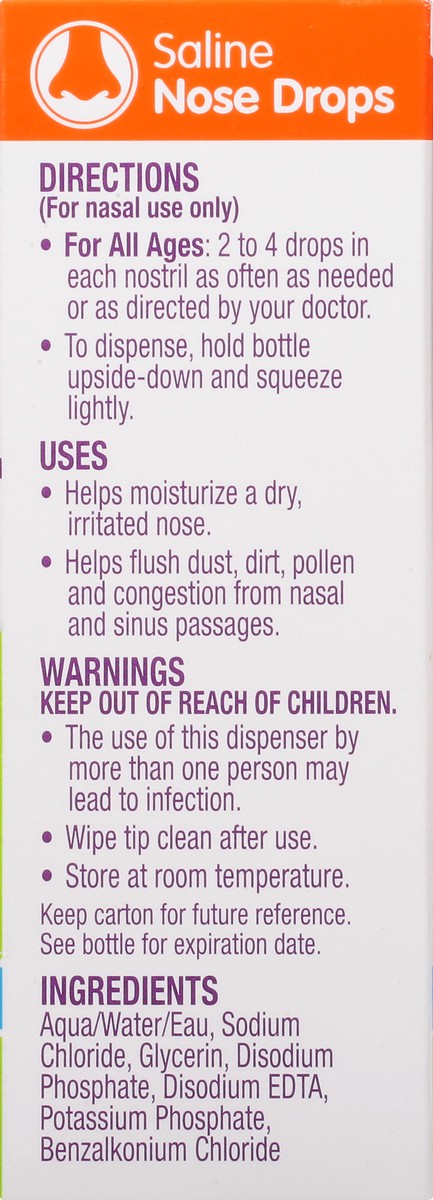 slide 3 of 9, Boogie Drops Saline Nose Drops 2 ea, 2 ct; 0.85 oz