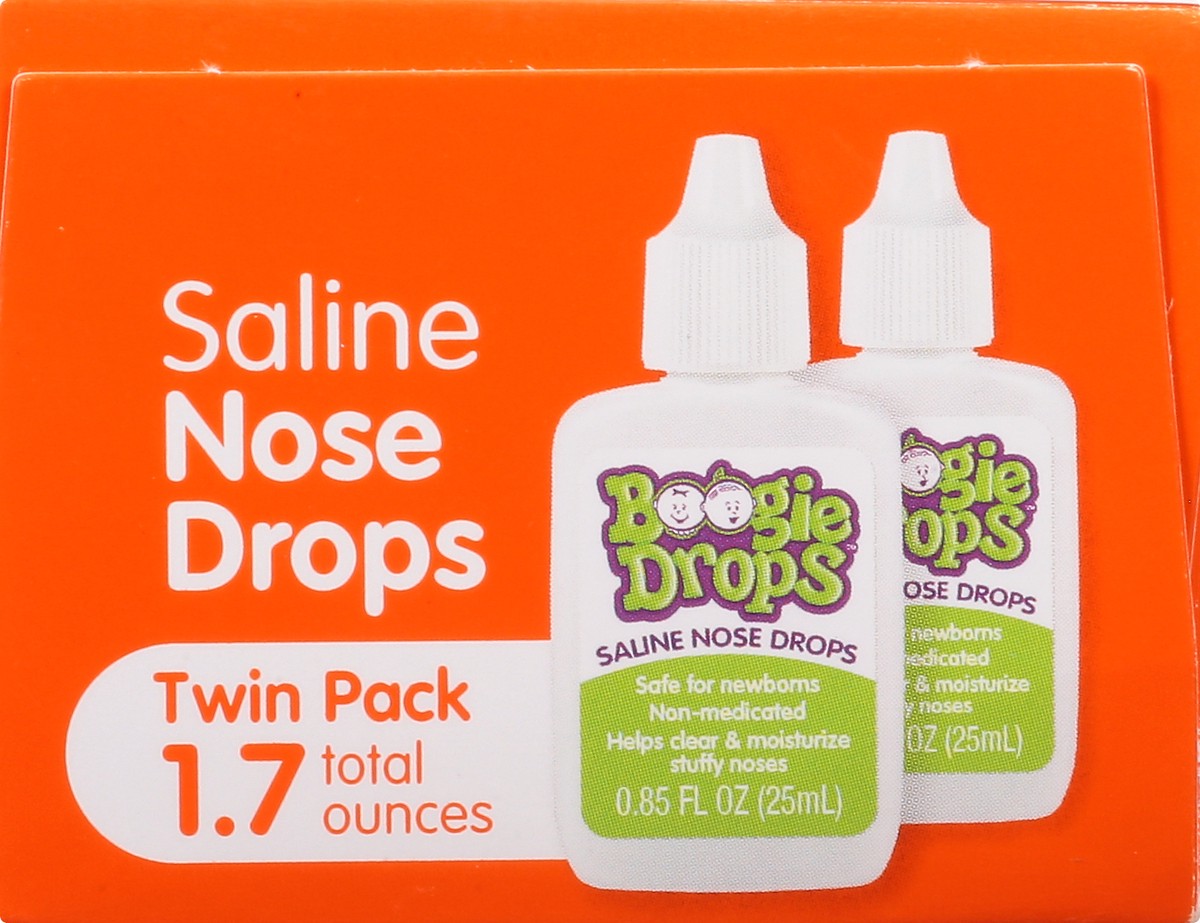 slide 9 of 9, Boogie Drops Saline Nose Drops 2 ea, 2 ct; 0.85 oz