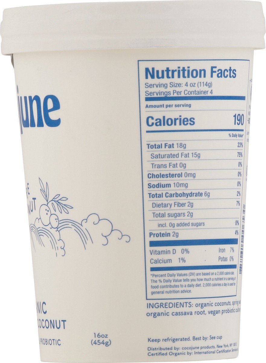 slide 2 of 14, Cocojune Organic Pure Coconut Cultured Coconut 16 oz, 16 oz